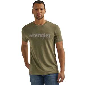 Wrangler XXL Fishing T Shirt Brown Tackke & Bait Logo