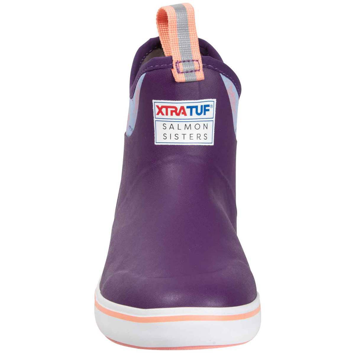 XTRATUF Women's Salmon Sisters Rubber Deck Boots - Purple Jellyfish ...