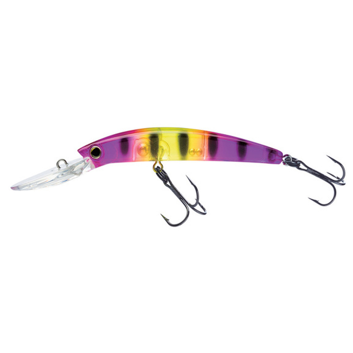 Yo Zuri Crystal Minnow Deep Diver Walleye Trolling Lure Acid Perch, 9